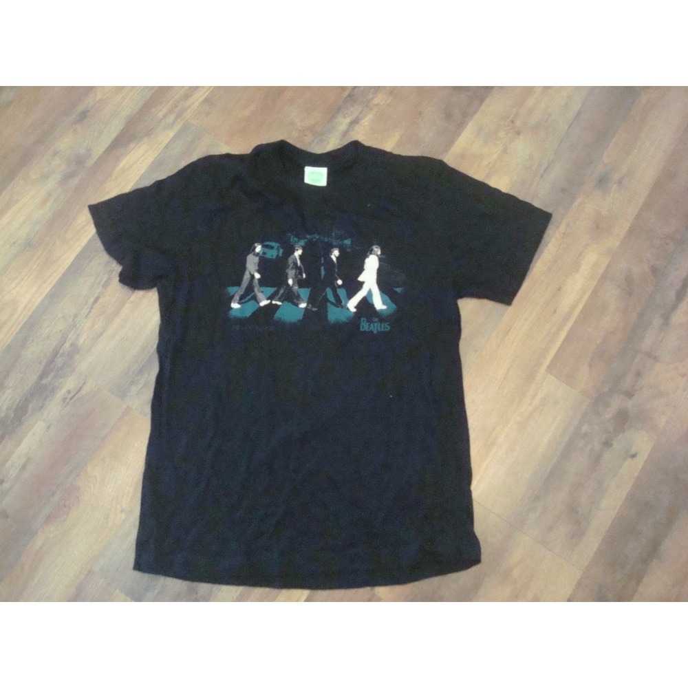 THE BEATLES ABBEY ROAD XXL SHIRT 00S Y2K DEADSTOCK VINTAGE ST5